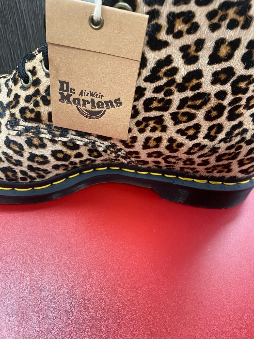 Dr. Martens bold leopard
